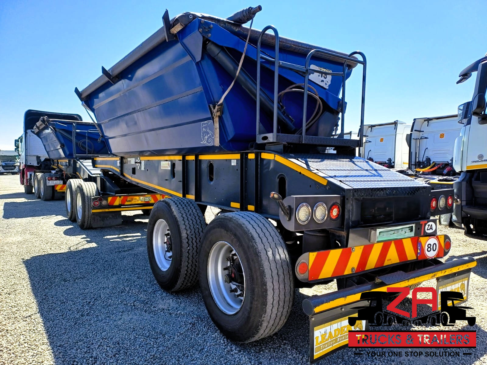 2021 LEADER 20 CUBE SIDE TIPPER TRAILER #53339